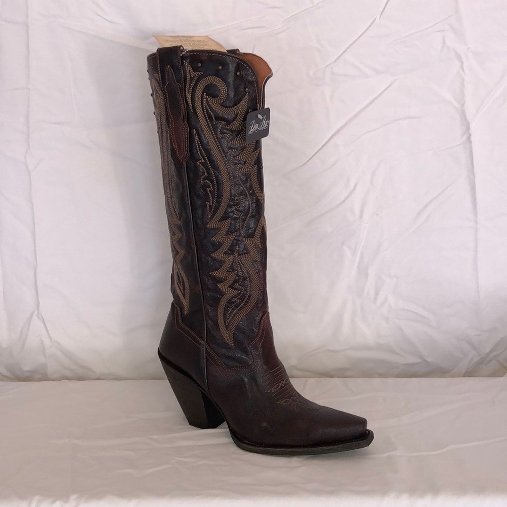 Ladies 14” Studded Fashion Cowboy with a Zipper
